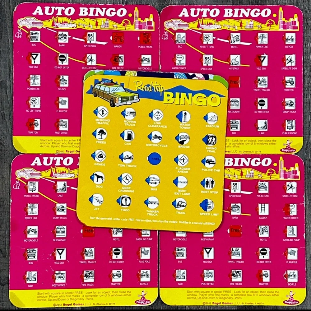 💞 Car Bingo Road Trip Game